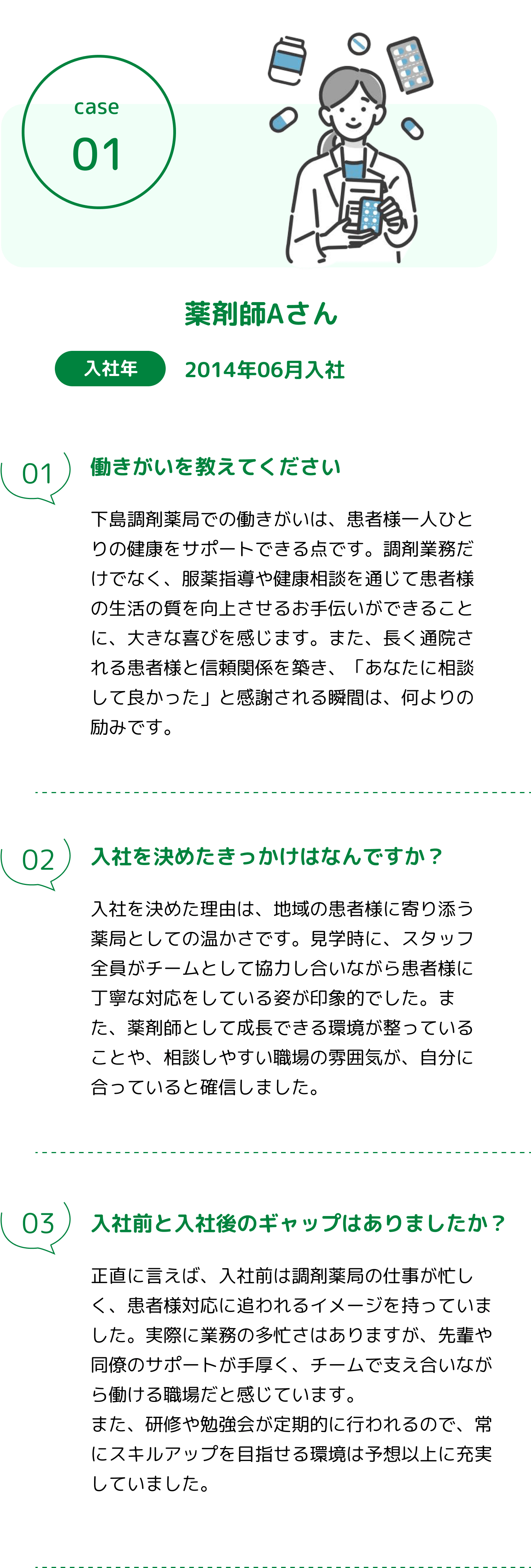 薬剤師Aさん